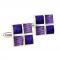 Delaware Purple Block Cufflinks 1.JPG